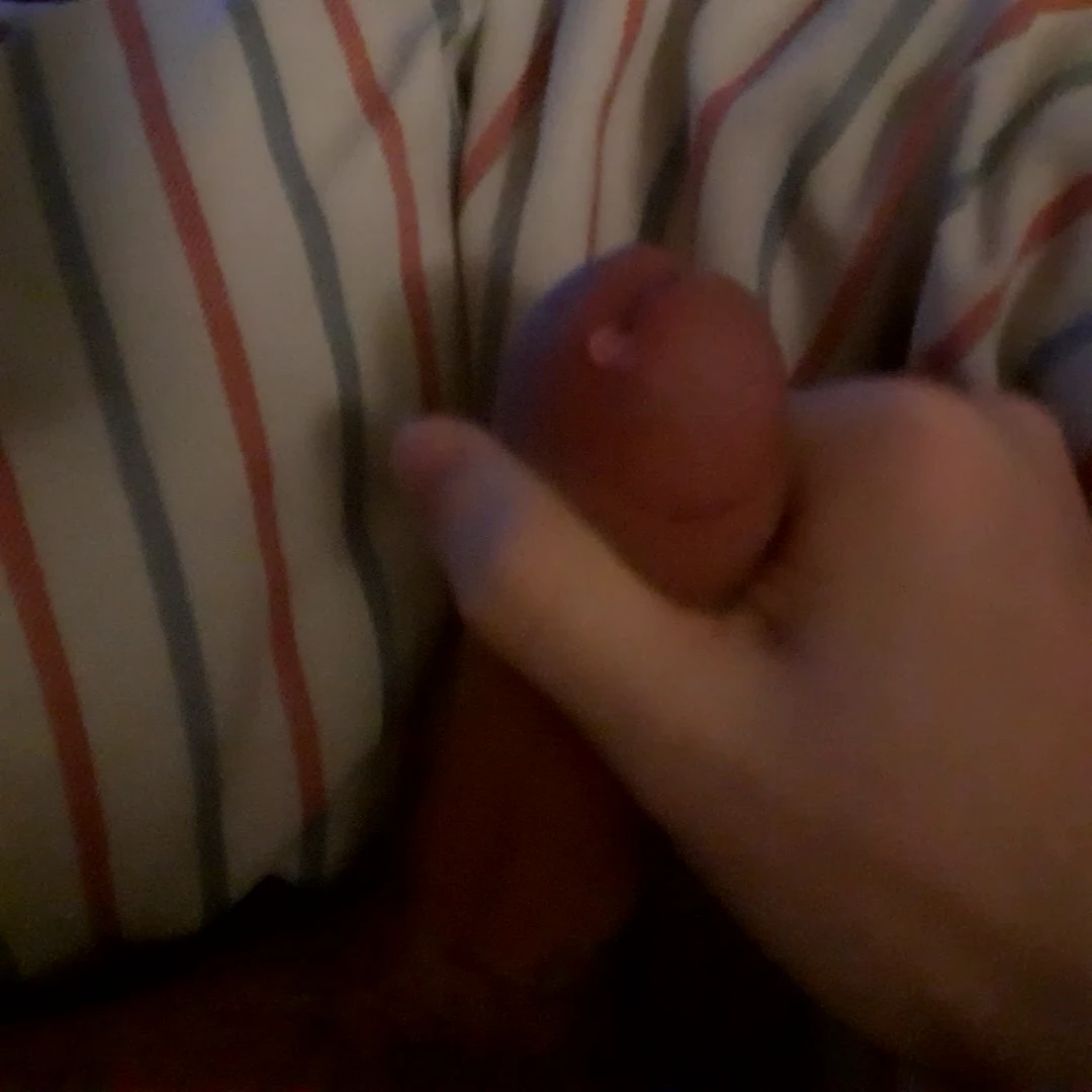Pushing out a load of precum