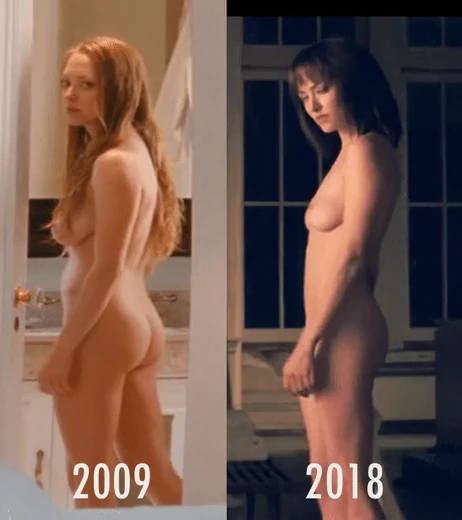 2009 (Amanda Seyfried) vs 2018 (Amanda Seyfried)