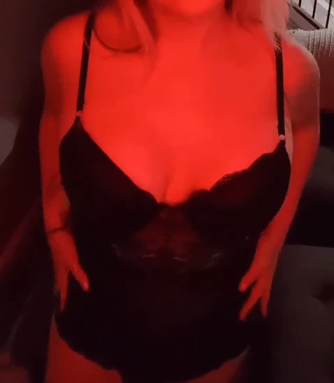 My new black lingerie will make your cock hard