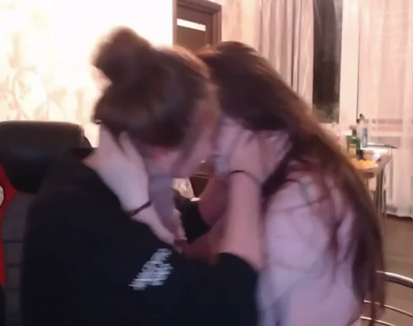 Friends Girls Kissing