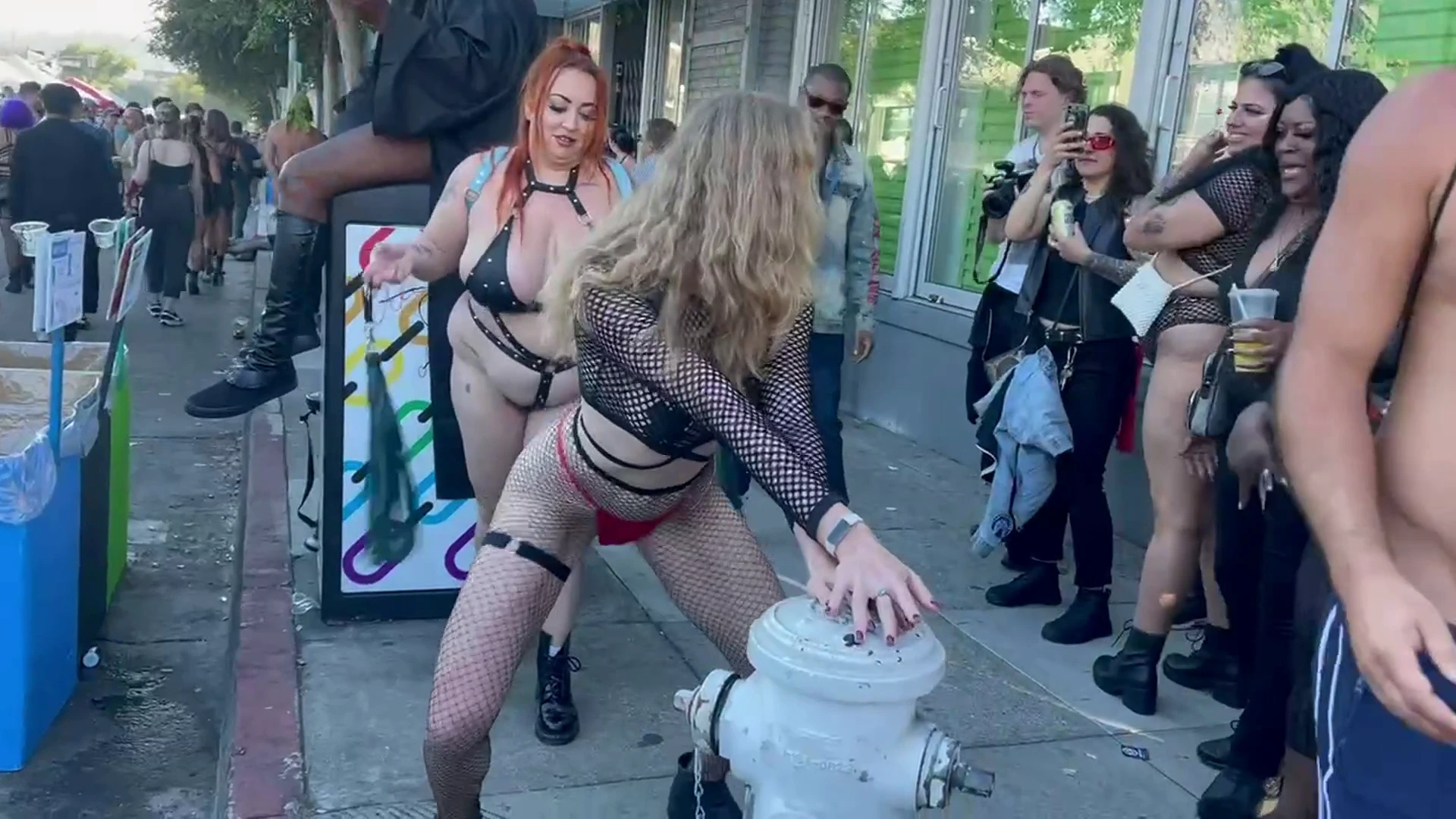 Another public spanking at Folsom 2022