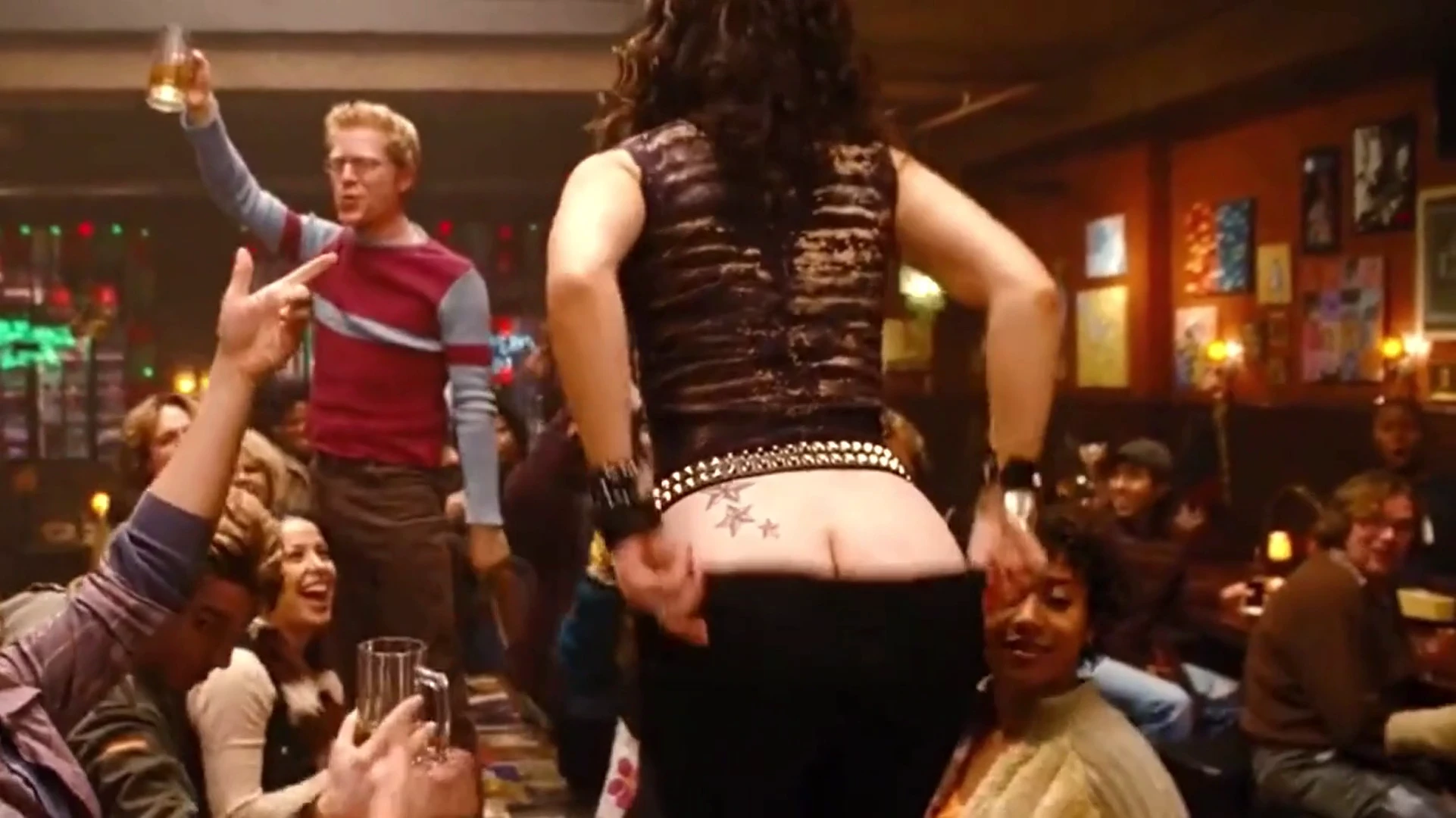 Rent (2005), PG-13, Idina Menzel (mooning full ass). If anyone is interested, I have this sub that focuses on female nudity in PG and PG-13 movies