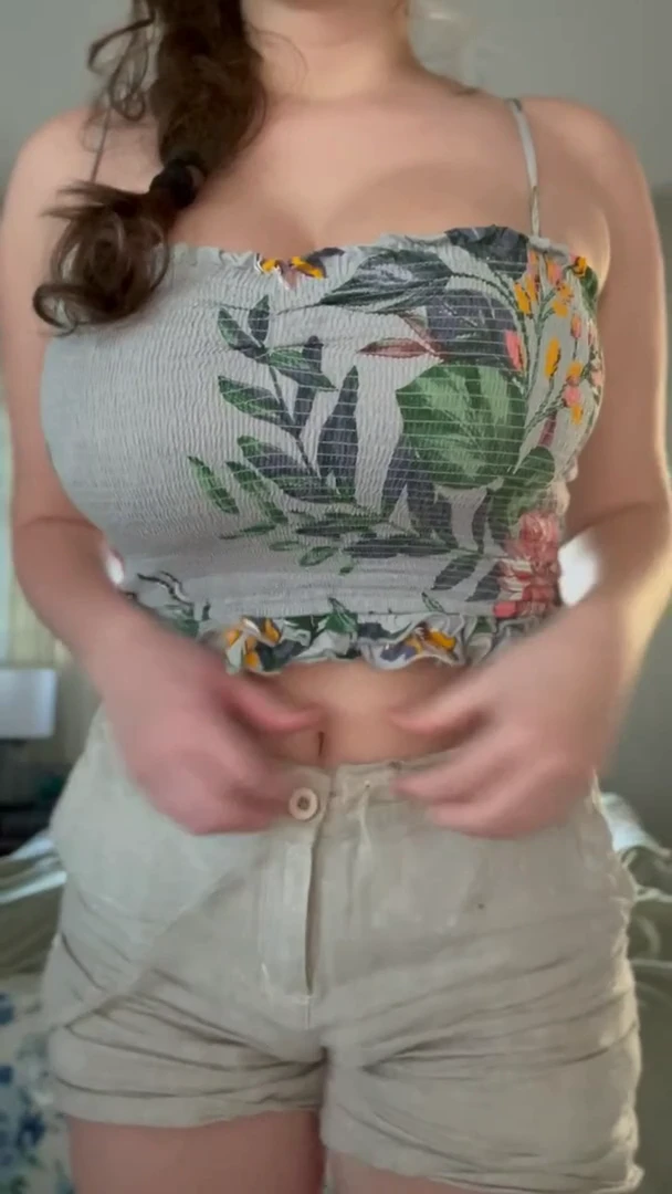 are my perky boobs too big and squishy for my small, Iittle waist