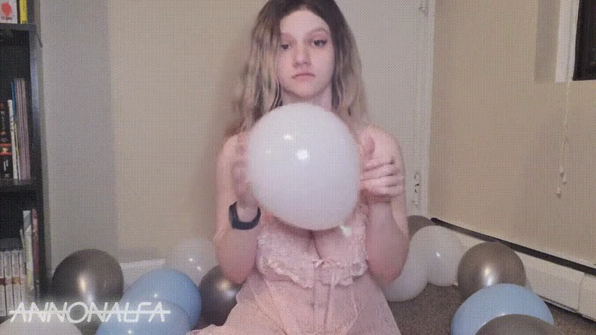 Balloon Blowing and Popping (link in comments!)