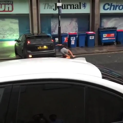 HMFT after trying to get involved in a road rage