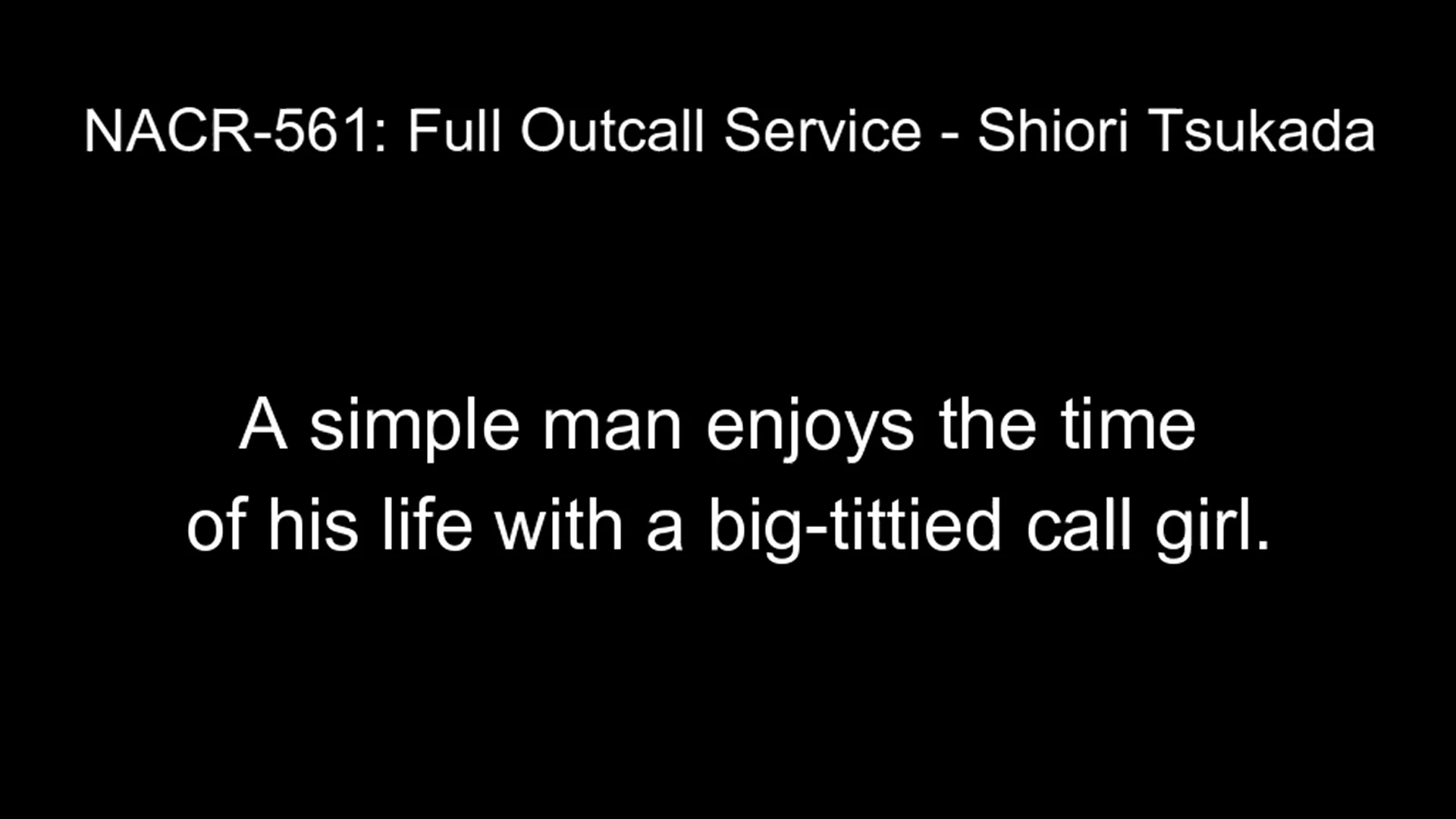 A simple man enjoys the time of his life with a big-tittied call girl. | NACR-561: Full Outcall Service - Shiori Tsukada | JAV with English Subtitles | EroJapanese.com