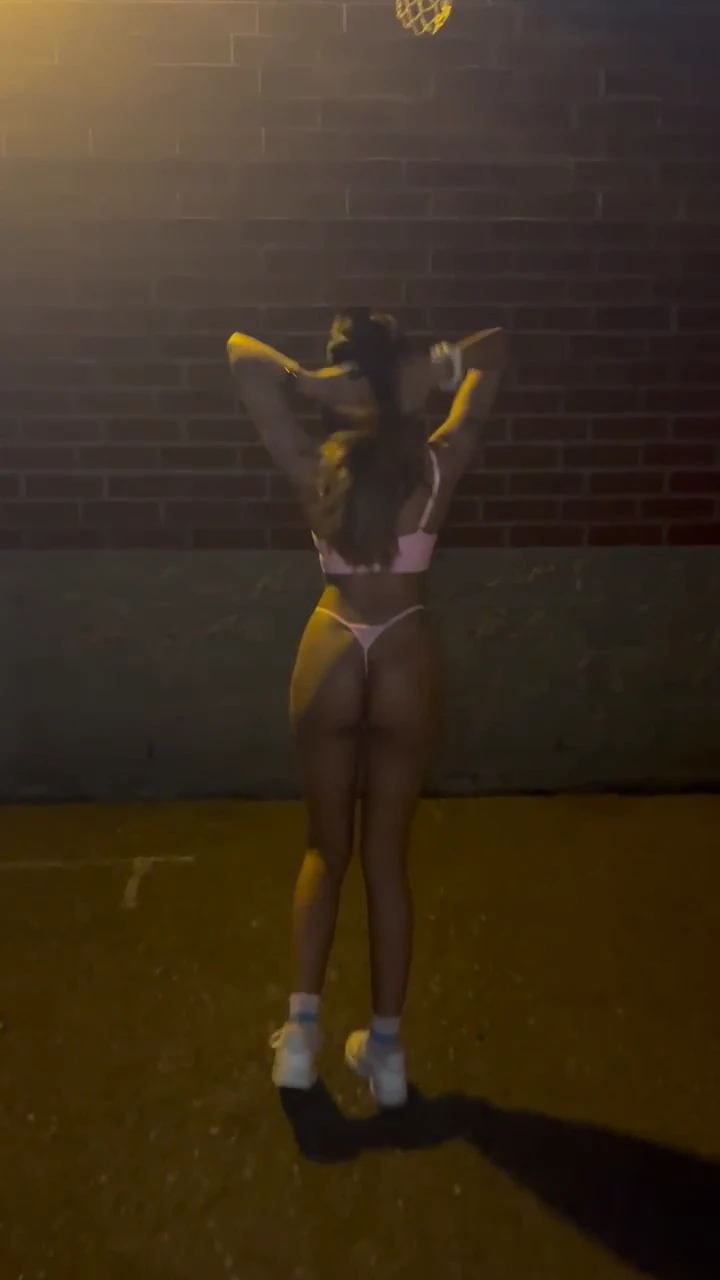 stripping down in front of my old school so I can show you my pretty brown ass