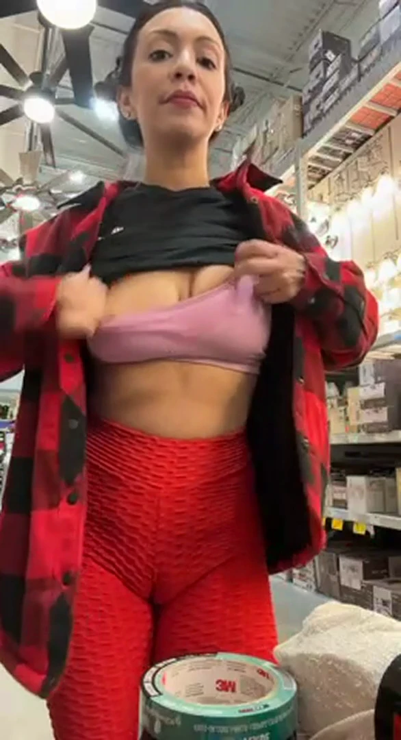 First time flashing in a hardware store.. wait til the end